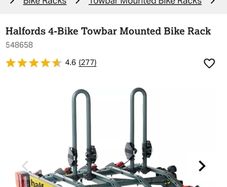 Halfords bike carrier