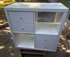 Ikea Kallax 77x77 storage unit with 4 drawers