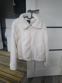 Cream Faux Fur Coat