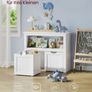 Kids Bookcase & Toy Storage Unit with Pull-Out Storage Boxes Image 3