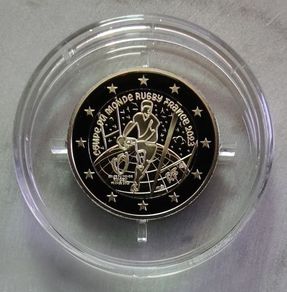 France 2 Euro Proof Coin 2023 - Rugby World Cup 2023