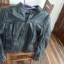 New black ladies leather motorbike jacket Image 5