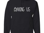 AMONG US LOGO Sweatshirt Unisex Embroidered Sweatshirt Gift for Gamers Sweatshirt Gamer Girl Hoodie Sweater