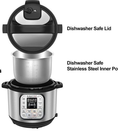 Instant Pot Duo 7-in-1 Smart Cooker, 5.7L - Pressure Cooker, Slow Cooker, Rice Cooker, Saute Pan, Yoghurt Maker, Steamer and Food Warmer, Brushed Stainless Steel (FREE POSTAGE)