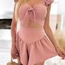 Set Of Shorts Blouse Summer Spanish Rose Neckline Image 3
