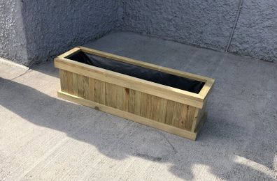 Handmade wooden planters/ raised beds