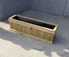 Handmade wooden planters/ raised beds
