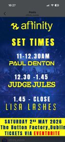 Lisa lashes and judge Jules ticket