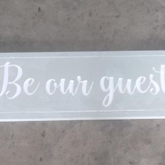 Wedding sign or for home
