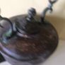 Large Antique 19th Century Brass & Copper Kettle Image 4