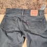 levis 511 slim fit jeans grey denim W33 L27 zip fly Image 10