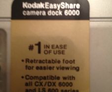Kodak Easyshare camera dock 6000