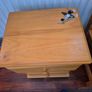 2 wooden bedside lockers Image 4
