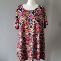 Enmain pink & multicolour top, Size 20-22