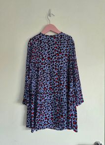 7-8years, Mint Velvet "Mintie" Girls Leopard Print Summer Dress