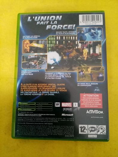 Fantastic 4 Xbox Original Games Game