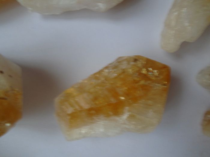 Citrine points, Raw citrine, Crystals, Gemstones