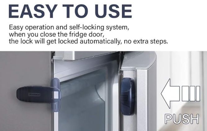 Fridge/Freezer Door Lock/Latch Catch