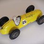 Diecast Vintage Matchbox Maserati 4CLT/1948 Yellow - Good, slightly chipped condition/No Box Image 5