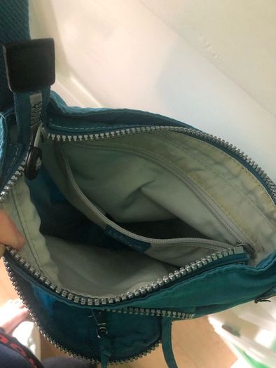Kipling AVELINE blue nylon waterproof crossbody shoulder bag