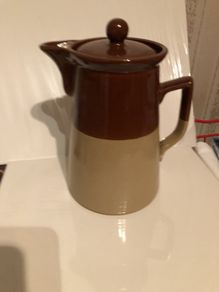 Rare vintage 1930s Denby Bourne Coffee pot