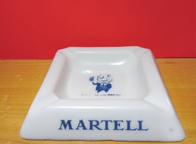 Vintage ( Martell ) Square  Ashtray