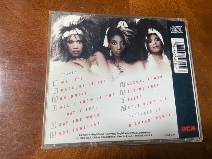 Pointer Sisters Hot Together CD