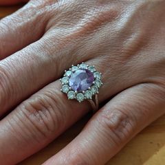 Sterling Silver Ring - Size P - Stamped for Silver (S05)