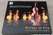 Mantovani- Strings On Fire 75 Instrumental Greats. As New.