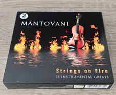 Mantovani- Strings On Fire 75 Instrumental Greats. As New.