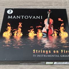 Mantovani- Strings On Fire 75 Instrumental Greats. As New.