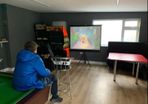 Projector and screen