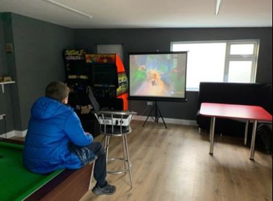 Projector and screen