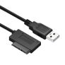 USB 2.0 to Slimline SATA (7+6) 13Pin Laptop/Notebook CD/DVD Drive Convertor Adapter Cable (Brand New/Warranty) Image 3