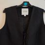 COS Black Tie-Front Waistcoat, EUR 38 / UK 10 Image 8