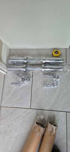 brand new set of olympic dumbbell handles