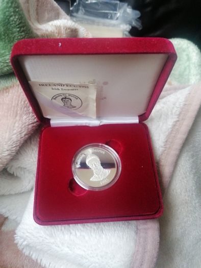 1995 Ireland Silver Proof 20 ECU Coin