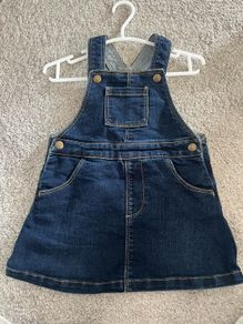 M&S baby girl denim dress
