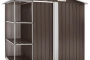 Garden Shed with Rack