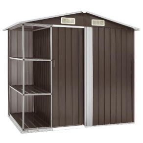 Garden Shed with Rack