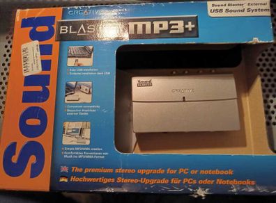 Creative Labs USB Sound Blaster MP3+ External Sound Card Sound System