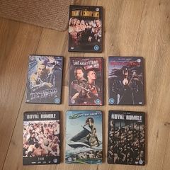 WWE dvds