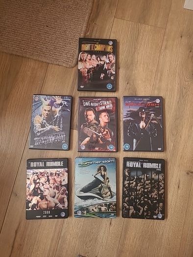 WWE dvds