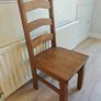 Mexican Solid Pine Dining Set - Table with 6 chairs Image 2