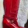 PEDROANTON Red Leather Patent Boots Image 6