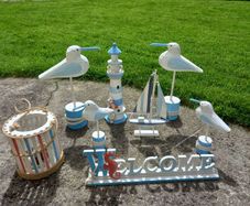 beautiful sea themed ornaments. Selection of Beach/Seaside themed ornaments.