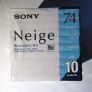 [New] Sony Neige 74 MiniDisc blanks - Pack of 10 Image 2