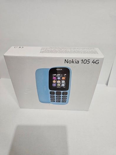 New Latest 4G Mobile Phone Dual SIM-Free Nokia 105 Latest 2026 Edition - Unlocked - Black.
