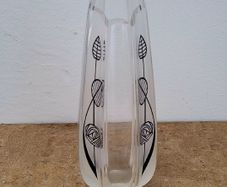 Vintage Charles rennie mackintosh glass vase