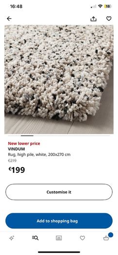 Large IKEA rug